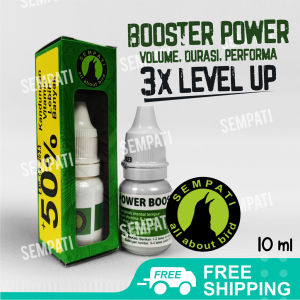SEMPATI Power Booster Sempati Vitamin Burung Meningkatkan Mental Fighter Stamina Rajin Bunyi Stabil Saat Lomba Untuk Murai Kacer Lovebird Anis Cucak Pleci Dll VITPOBOS