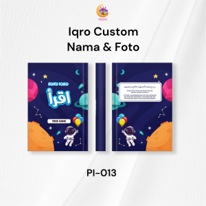 Custom Nama Dan Foto Buku Iqro Full Color Anak Milenial Kado Ulang Tahun Hadiah Souvenir - Istiqomah