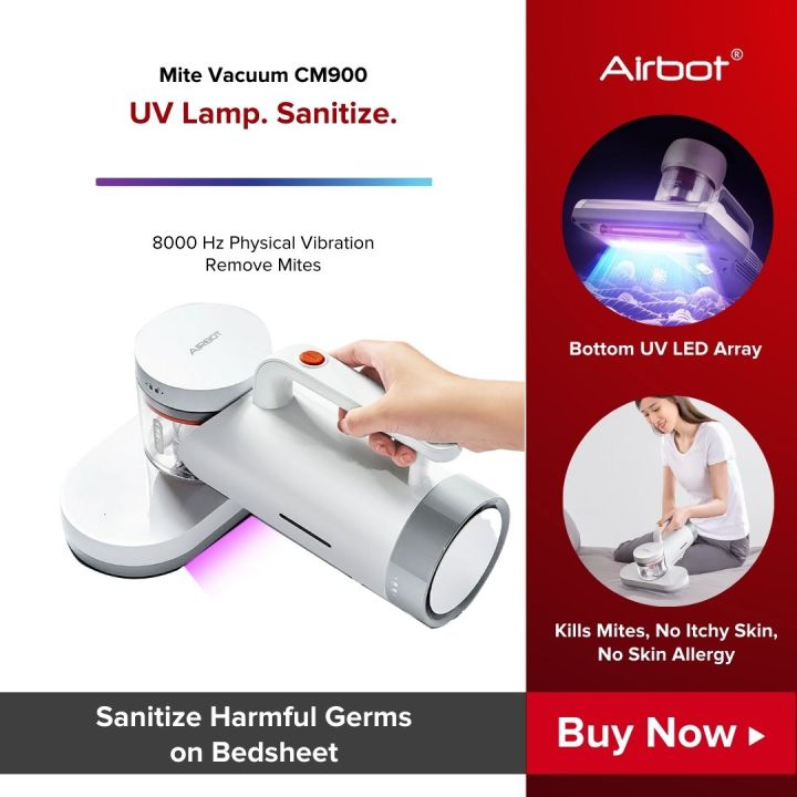 Airbot Dust Mite Vacuum Cleaner UV Disinfection CM900 Lazada
