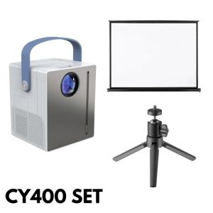 Ang HY-320 ay may built-in na gaming projector na may dalawahang hawakan at isang screen. 1080P HD resolution