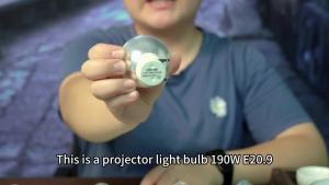 2025P-VIP 190/0.8 E20.9 ไฟฉายโปรเจคเตอร์ Youshi RLC-092/RL-C-093 PJD5155 PJD5255 PJD5555W PJD5153 PJD5553LWS PJD5353LS PJD6550LW