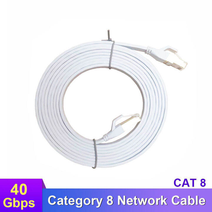 Gbps Mhz Flat Lan Cable Ethernet Cat Cable Ps Rj M Network Cable White Cat Rj For