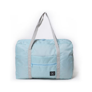 Foldable Travel Bags Nylon Large Capacity Nylon Business Luggage Tote Zipper Bag Clothing Storage Organizers Water Resistant Trip Backpack