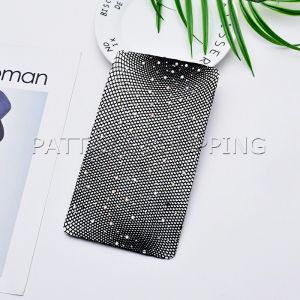 Pattaya ถุงน่องตาข่าย เอวสูง ประดับพลอยเทียม แวววาว เซ็กซี่ สําหรับผู้หญิง งานปาร์ตี้ คลับ Rhinestone Mesh Stockings