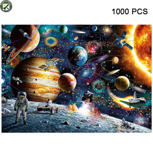 BouPower　1000 Pieces Jigsaw Puzzles Educational Toys Scenery Space Stars Educational Puzzle Toy for Kids/Adults Christmas Halloween Gift