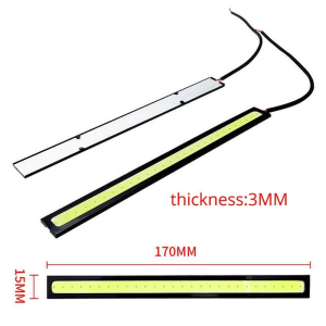 1 Pair Car LED Light Bar Motorcycle Car Headlight Daytime Running LED Waterproof Light Low Cosumption Fog Bar Lamp