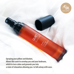 Aroma&More Quiet Pillow Mist สเปรย์ฉีดหมอน ผ้าห่ม กลิ่นหอมเพื่อการพักผ่อน หลับง่าย หลับลึก ขนาด 10/50ML