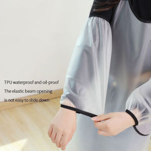 [Annabels] ปลอกแขนกันน้ำทีพียูป้องกันสกปรกทำความสะอาดบ้านแขนกวางแขนปลอกข้อมือปลอกแขนอุปกรณ์เสริมผ้ากันเปื้อนครัว