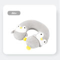 OHSOME  SLADKO Animal Series Eye Mask And Neck Pillow / Bantal Leher Traveling  Pink / Brown / Grey. 