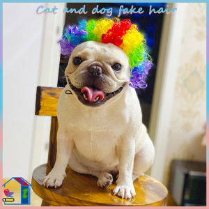 ผมปลอม วิกผมสังเคราะห์สําหรับสัตว์เลี้ยงสุนัขแมว สัตว์เลี้ยง ผมปลอม แมว