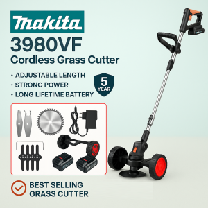 Makita Grass Cutter Lawn Mover High Power Rechargeable Mesin Rumput Mesim Pemotong Rumput