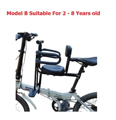 Bicycle Child Seat Kid Front Seat Safety Child Bicycle Seat Guard Rail Saddle Pedal Support Back Rest Mountain Bike Child Seat