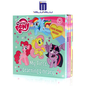 4Pcs My First Learning Library (My Little Pony) Board book Original English books