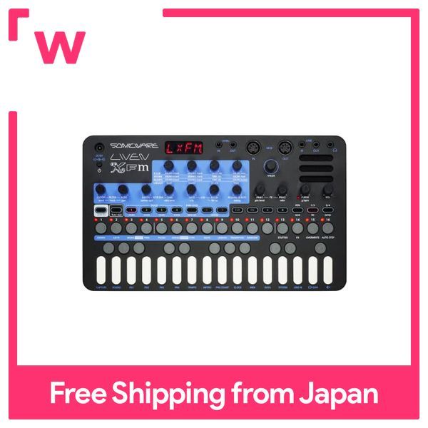 SONICWARE LIVEN XFM [FM synthesizer groove box] 4-track step sequencer ...