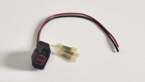 2 Pins IP67 Waterproof ABS Wheel Speed Sensor S824 Wiring Harness Connector Pigtail Fit for Buick Kia Ford Jeep Cadillac Chevrolet Chrysler Dodge Mazda etc 88861094 15306318 1U2Z14S411BPA