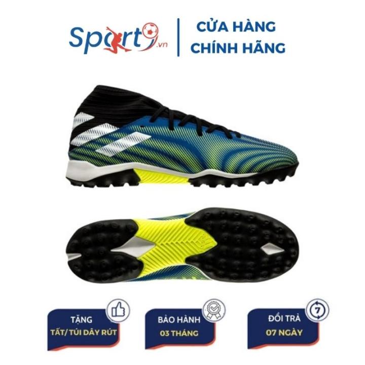 Giày đá bóng Adidas Nemeziz TF Superlative Xanh Dương/Vàng