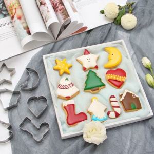 cetakan kue edisi natal / cookie cutter natal - ring karakter edisi natal  christmas natal/cetakan kulit pangsit
