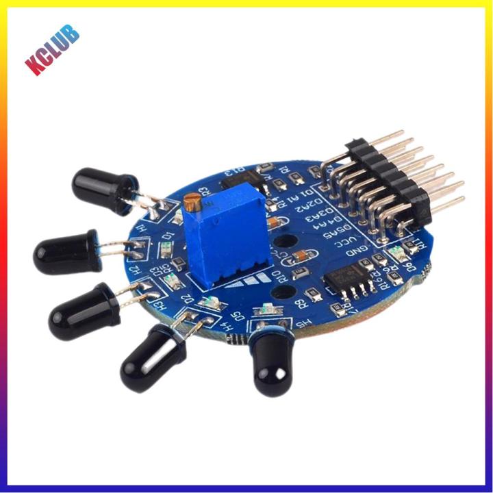 5 Way Fire Detection Sensor Module Dual Output Flame Sensor Easy ...