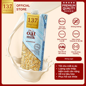 [MUA THÙNG 12 HỘP 1 LÍT TẶNG 1 GÓI TREO TƯỜNG] Sữa Hạt 137 Degrees Nguyên Chất Healthy – NK Thái Lan