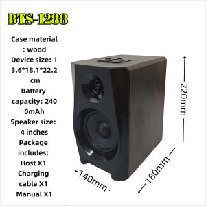 KTS-2006 Mini Bluetooth speaker Stereo Sound Outdoor Indoor Loudspeaker With phone holder