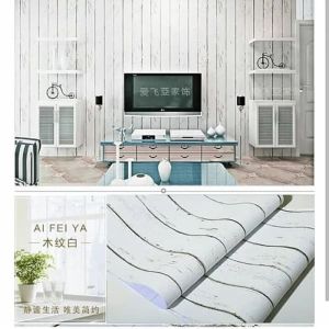 Wallpaper Sticker KAYU RUSTIC L-45CM P-5METER Premium High Quality Best Seller ! / Wallpaper Dinding / Wallsticker / Stiker Dinding
