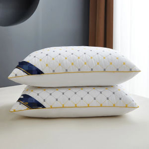 Neck Support Pillow travel car hotel-style use shape support 150x70cm white blue cloth material 100% polyester fiber washable