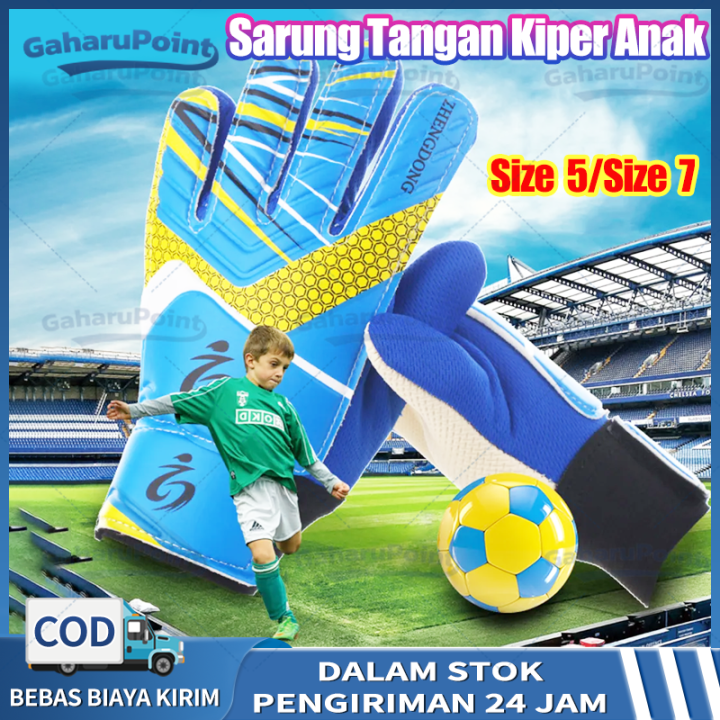 Sarung Tangan Kiper Anak / Goal Keeper Sepak Bola / Sarung Tangan Sepak Bola Futsal/Sarung Tangan Sepak Bola Futsal/Sarung Tangan Kiper / Sarung Futsal / Foot Ball Gloves / Gloves Sepak Bola / Hand Gloves Foot Ball/Sarung Tangan Kiper Tulang / Sarung Tang