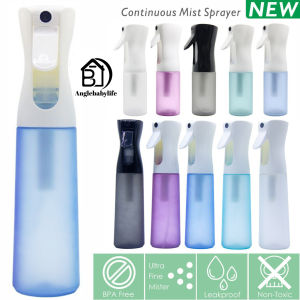 New Frosted Spray Bottle Matte Gradient Color Refillable Mist Bottle Portable 300ml Plants Care Water Sprayer
