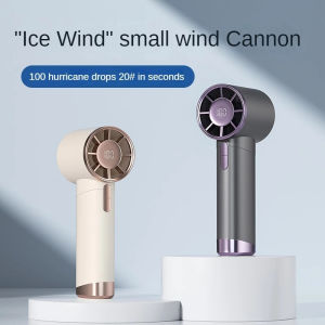enjoy happy shop USB Rechargeable Mini Fan Rechargeable Handheld Portable Strong Wind 100 Gear High-Speed No Ratings Yet