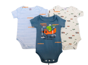 Set 3 body chip bodysuit tay ngắn body liền quần Việt Nam cho bé 2kg - 11kg