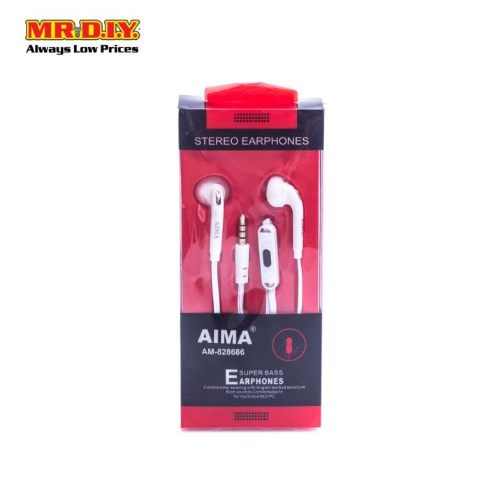 AIMA AM 8228686 Super Bass Earphones Lazada