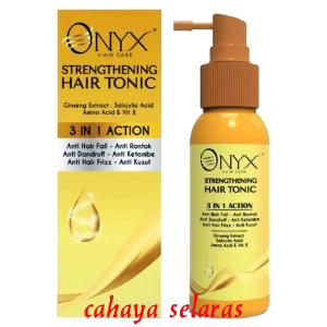 STRAIGHTENING HAIR TONIC ONYX 90ML | HAIR TONIK RAMBUT SMOOTHING