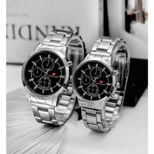 Jam Tangan Pasangan Murah Harga Sudah Sepasang Chrono Variasi Pria Wanita  Jam Tangan Jam Tangan Couple