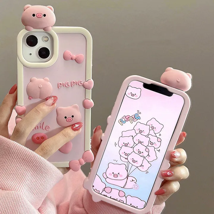 CrashStar%203D%20Cute%20Pink%20Pig%20Thick%20Silicone%20Soft%20Shockproof%20Case%20For%20iPhone%2015%2014%2013%2012%2011%20Pro%20Max%20XS%20XR%20X%208%207%20Plus%20+%20SE%202020%20Cartoon%20Anti-fall%20Phone%20Casing%20Cover%20Shell%20Hot%20Sale%20-%20Image%202