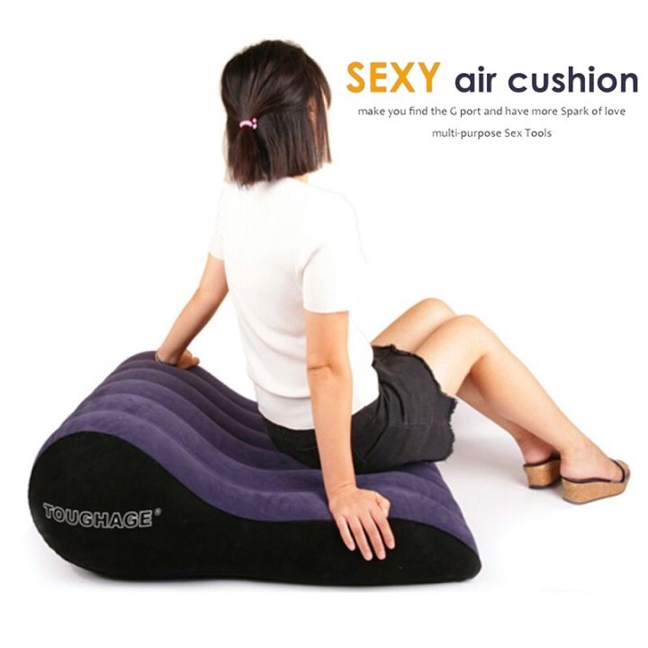 New Toughage Sexy Air Cushion Inflatable Bed Mattress S Curve Position Wedge Pillow For Couple 2345