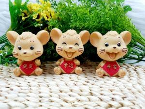Bộ 3 Chú Chuột May Mắn Siêu Dễ Thương