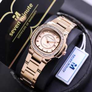 ✅COD[Promo] PREMIUM Fashion WATCH Terlaris ORIGINAL Jam Tangan Kasual ANALOG Mewah SEVEN MINUTE Series WANITA Terbaru  M775 Strap RANTAI STAINLESS STEEL Diameter : 35 cm TANGGAL AKTIF✅ Free BOX Dan BATERAI Cadangan WATER RESIST 100 M {TAHAN AIR} RENANG✅