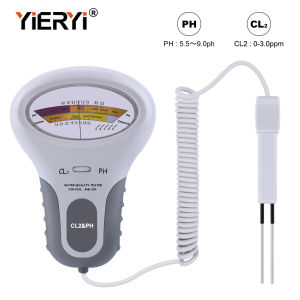 Máy Đo Nồng Độ Clo Dư Yieryi PH CL2 Thiết Bị Phân Tích Chất Lượng Nước Di Động Dùng Cho Nước Uống Bể Bơi Bể Cá