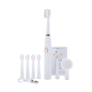 Bàn Chải Điện Sóng Âm 3 Chức Năng Đánh Răng Rửa Mặt Và Massage SONIC ELECTRIC TOOTHBUSH