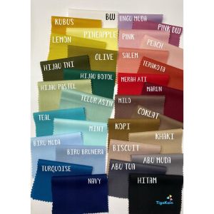 Bahan Kain Katun Toyobo Fodu Original Premium Import Silky (05 meter) Bahan Baju