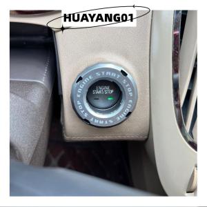HUAYANG01 [2023 new HOT FASHION] Car Moto Engine Start Stop Button Cover Ignition Switch Blade-type Rotatable Protection Cap Interior Decoration Decor Sticker