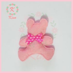 Patch Bear Pink Plus Pita Aksesoris Hampers Hadiah Dekorasi