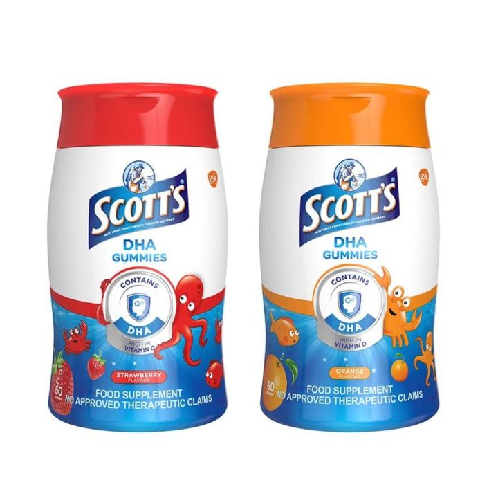 Scott's DHA Gummies Vitamins for the Memory Gummies for Kids 1 Sachets