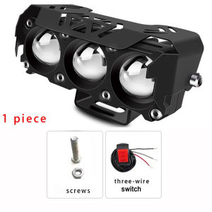 4inch Led Sport Light Motorcycle Lights 3LEDS Waterproof 120W Spotlighs 3000K 6500K Fog Headlights Sportlights 12V 24V for Moto SUV ATV Truck 4x4 Offroad