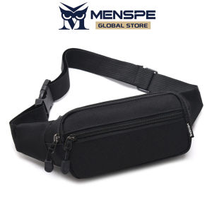 MENSPE Sports Waist Bag Fashion Men Bag Men Chest Bag Shoulder Bag Sports Bag Waterproof Oxford Running Bum Bag Portable Gym Bag for Running Cycling Hiking Walking