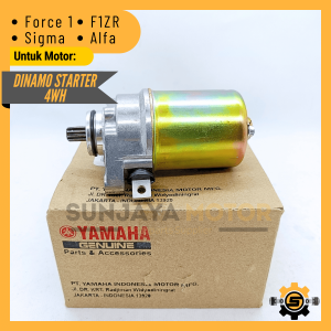 Motor Stater Kualitas Original Yamaha 4WH Dinamo Starter F1ZR Force 1 Sigma Alfa Fiz R Dynamo Asli Ori YGP
