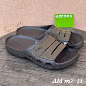 รองเท้าแตะ Crocs Outlet Crocs Yukon Mesa Slide For Men รองเท้าแตะผู้ชาย crocs ผู้ชาย รองเท้าหุ้มหนัง สำหรับผู้ชายรองเท้าเบาพื้นนิ่ม ใส่สบายใส่เท