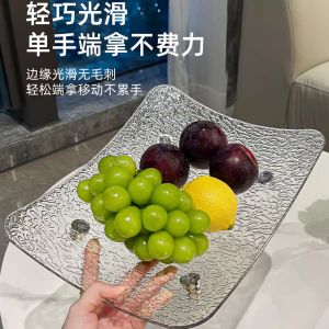 Đĩa Đựng Trái Cây Bánh Kẹo Đồ Ăn Vặt Phòng Khách Bàn Cà Phê Bằng Nhựa Cao Cấp Phong Cách Sang Trọng Bắc Âu