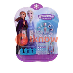 I know Cartoon Sophia Princess nail polish accessories Frozen makeup toys girl diy water-based non-toxic childrens nail polish set