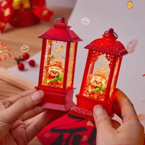 CNAIFE2 Mini Wealth God Night Lamp Luminous Wind Lamp New Year Decorations Creative Good Luck Atmosphere Lamp Spring Festival